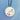 2 Herzchen aus Kinderlocken in Messing