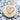 Herz aus 3 Kinderlocken in Messing